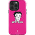 Betty Boop Pink Background iPhone 15 Pro Impact Case